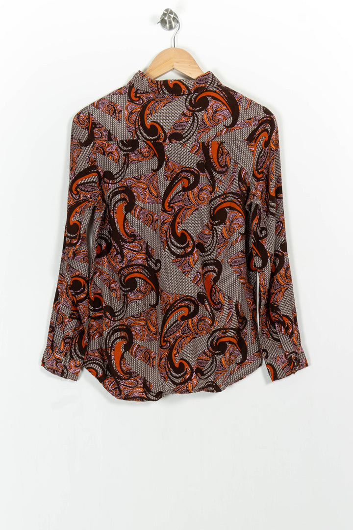 Chemise Marron et Orange - Taille S/36 de la marque Suncoo | PARAD103154 - Vendu par Paradigme - Image 4