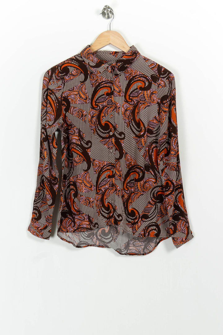 Chemise Marron et Orange - Taille S/36 de la marque Suncoo | PARAD103154 - Vendu par Paradigme - Image 2