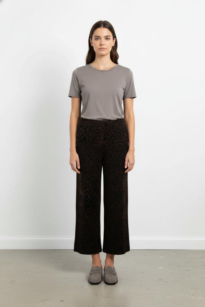 Pantalon Large Marron - Taille M/38 de la marque La Fée Maraboutée | PARAD103157 - Vendu par Paradigme - Image 1