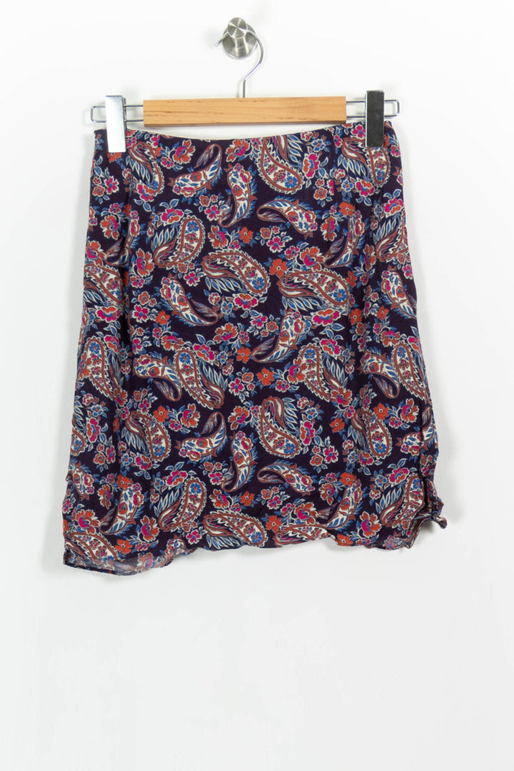 Jupe Courte Bleu et Rouge - Taille S/36 de la marque Suncoo | PARAD103158 - Vendu par Paradigme - Image 4