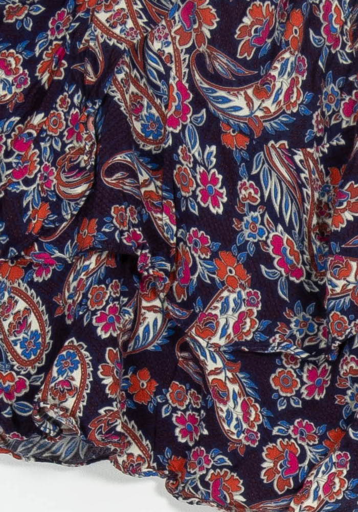 Jupe Courte Bleu et Rouge - Taille S/36 de la marque Suncoo | PARAD103158 - Vendu par Paradigme - Image 3