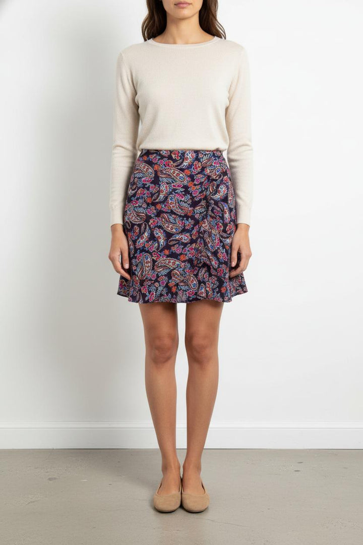 Jupe Courte Bleu et Rouge - Taille S/36 de la marque Suncoo | PARAD103158 - Vendu par Paradigme - Image 1