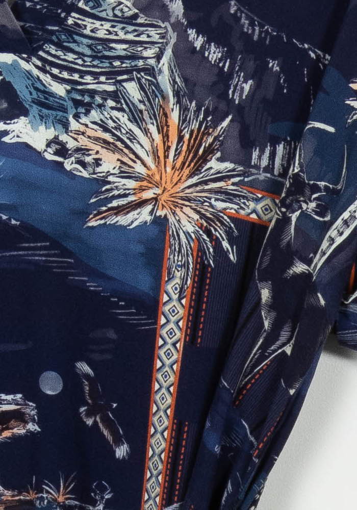 Robe Bleue - Taille XXL/44 de la marque La Fée Maraboutée | PARAD103160 - Vendu par Paradigme - Image 3