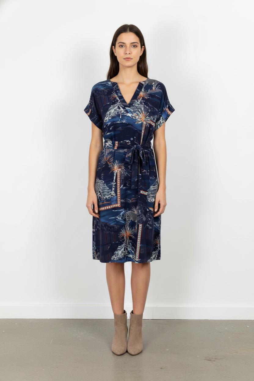 Robe Bleue - Taille XXL/44 de la marque La Fée Maraboutée | PARAD103160 - Vendu par Paradigme - Image 1