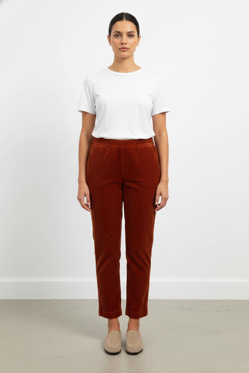 Pantalon Velours Orange - Taille XL/42 de la marque La Fée Maraboutée | PARAD103164 - Vendu par Paradigme - Image 1