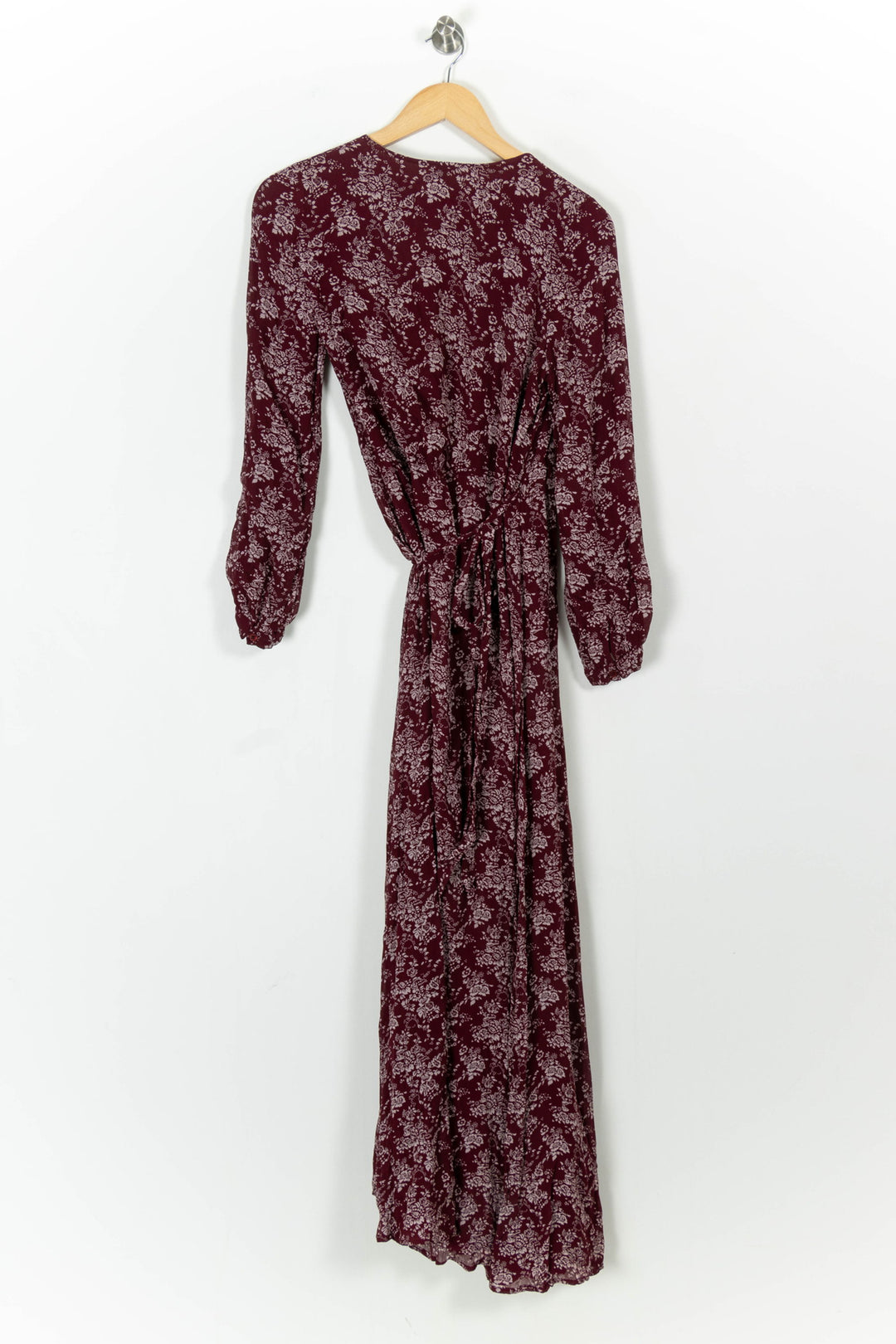 Robe Longue Bordeaux et Blanche - Taille S/36 de la marque Petite Mendigote | PARAD103167 - Vendu par Paradigme - Image 4