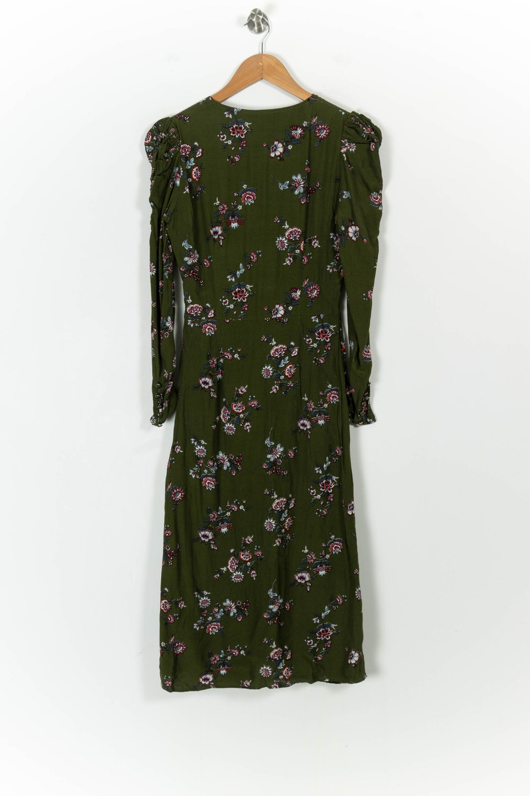Robe Fleurie Verte - Taille S/36 de la marque Petite Mendigote | PARAD103168 - Vendu par Paradigme - Image 4