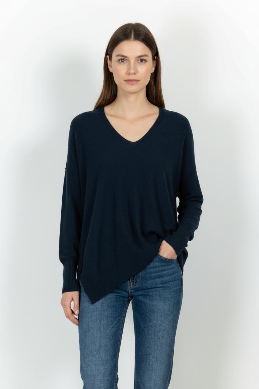 Pull Bleu - Taille L/40 de la marque La Fée Maraboutée | PARAD103169 - Vendu par Paradigme - Image 1