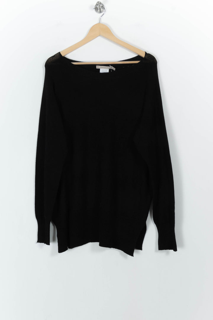 Pull Noir - Taille L/40 de la marque La Fée Maraboutée | PARAD103170 - Vendu par Paradigme - Image 2