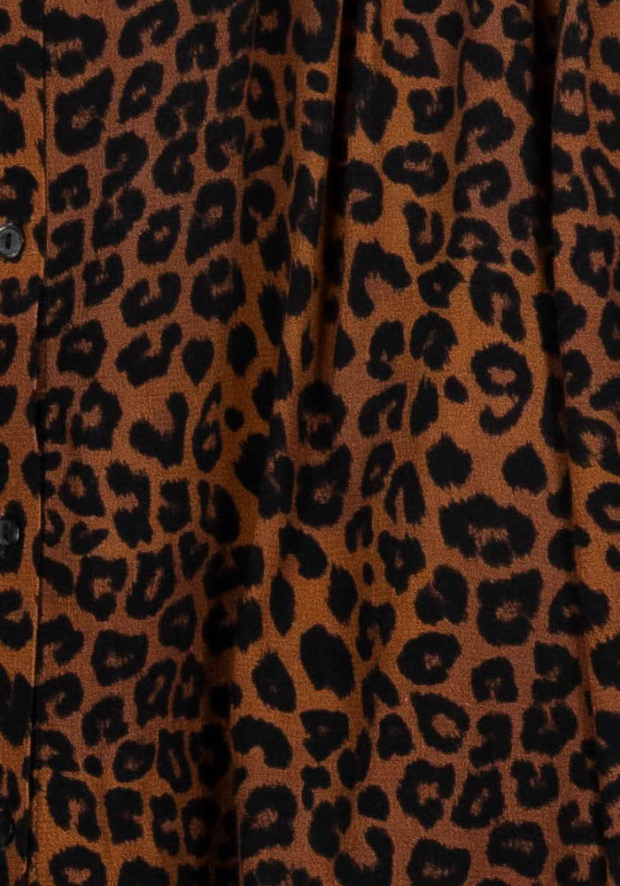 Blouse Marron et Noire - Taille M/38 de la marque La Fée Maraboutée | PARAD103174 - Vendu par Paradigme - Image 3