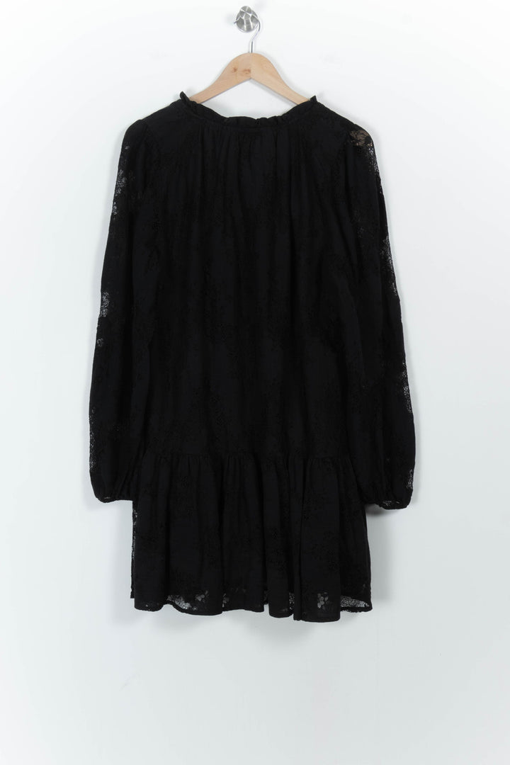 Robe Noire - Taille M/38 de la marque La Fée Maraboutée | PARAD103175 - Vendu par Paradigme - Image 4