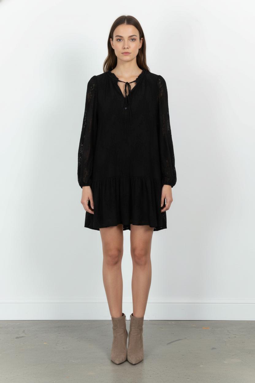 Robe Noire - Taille M/38 de la marque La Fée Maraboutée | PARAD103175 - Vendu par Paradigme - Image 1