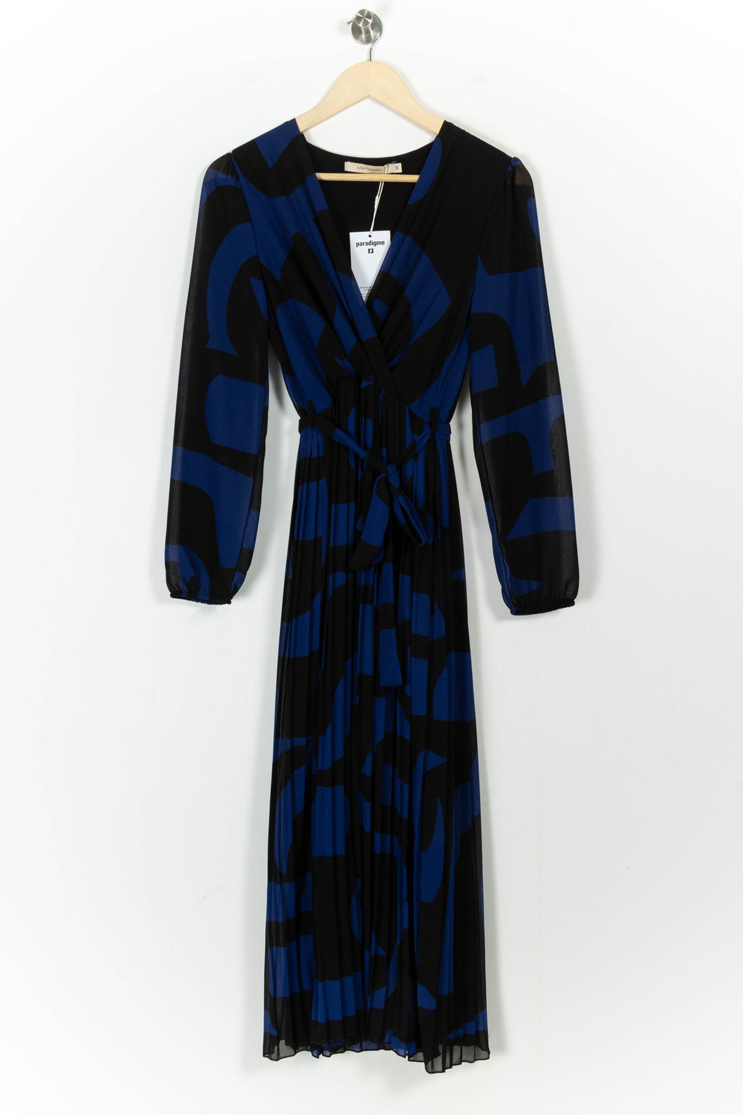 Robe Longue Bleue et Noire - Taille S/36 de la marque La Fée Maraboutée | PARAD103176 - Vendu par Paradigme - Image 2