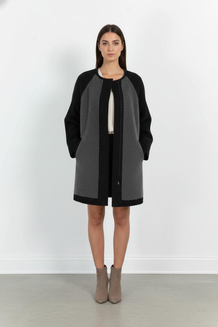 Manteau Gris et Noir - Taille M/38 de la marque Isabel Marant étoile | PARAD103179 - Vendu par Paradigme - Image 1