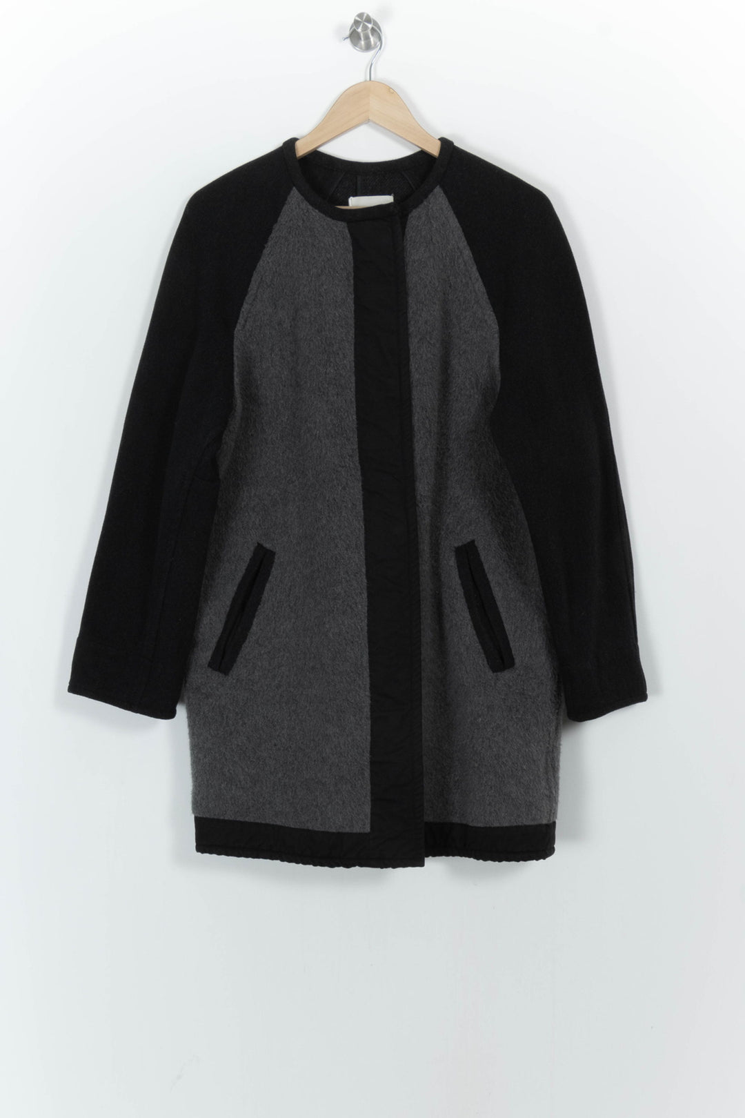 Manteau Gris et Noir - Taille M/38 de la marque Isabel Marant étoile | PARAD103179 - Vendu par Paradigme - Image 2