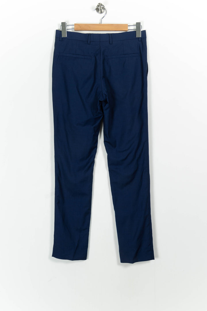 Pantalon De Tailleur Bleu - Taille XXL/44 de la marque The Kooples | PARAD103181 - Vendu par Paradigme - Image 4
