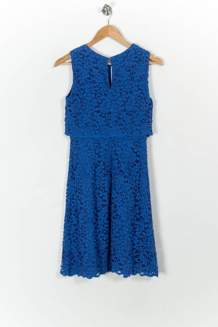 Robe en Dentelle Bleue - Taille XS/34 de la marque Kookai | PARAD103184 - Vendu par Paradigme - Image 4