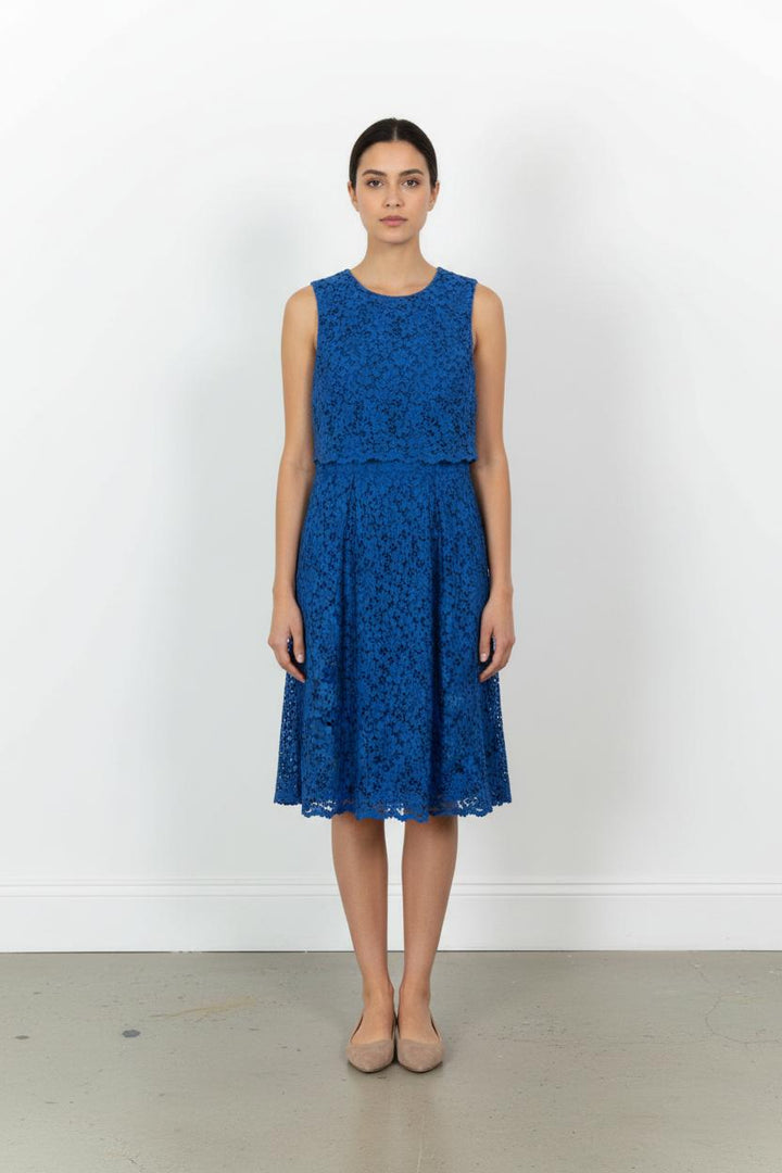Robe en Dentelle Bleue - Taille XS/34 de la marque Kookai | PARAD103184 - Vendu par Paradigme - Image 1