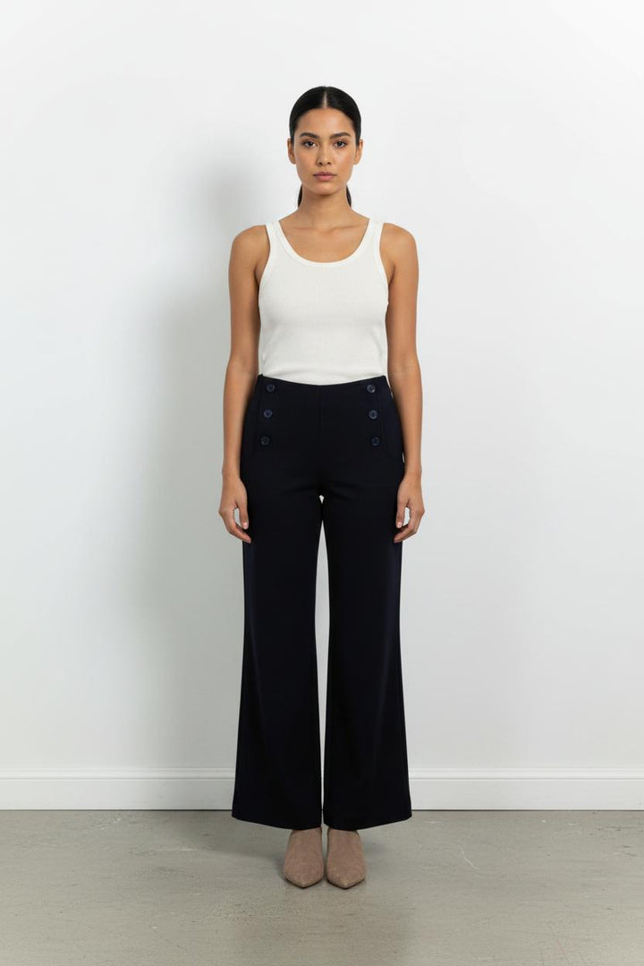 Pantalon Large Bleu - Taille M/38 de la marque La Fée Maraboutée | PARAD103189 - Vendu par Paradigme - Image 1