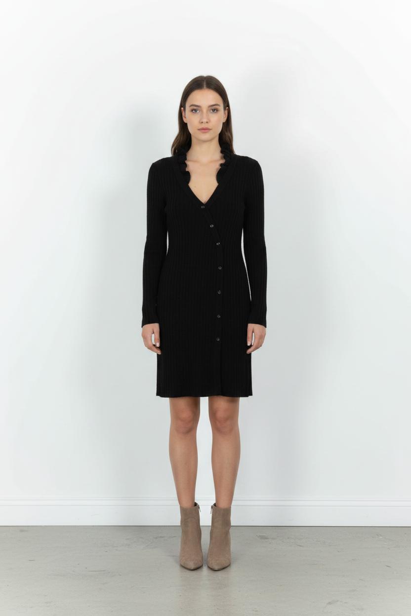 Robe Pull Noire - Taille M/38 de la marque Balzac Paris | PARAD103191 - Vendu par Paradigme - Image 1