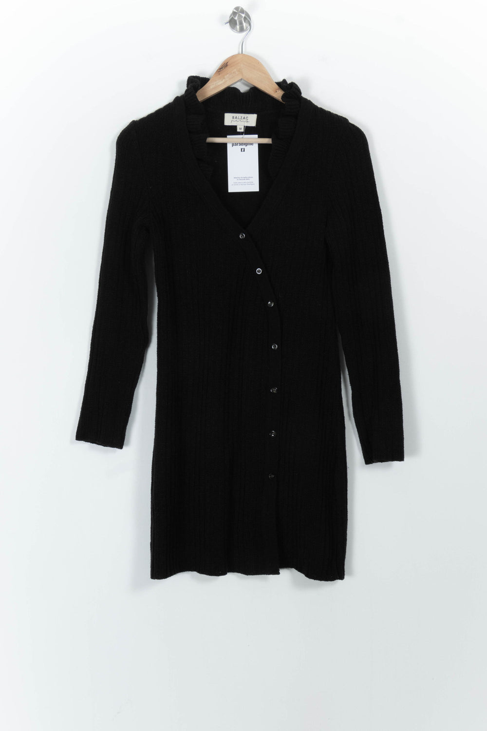 Robe Pull Noire - Taille M/38 de la marque Balzac Paris | PARAD103191 - Vendu par Paradigme - Image 2