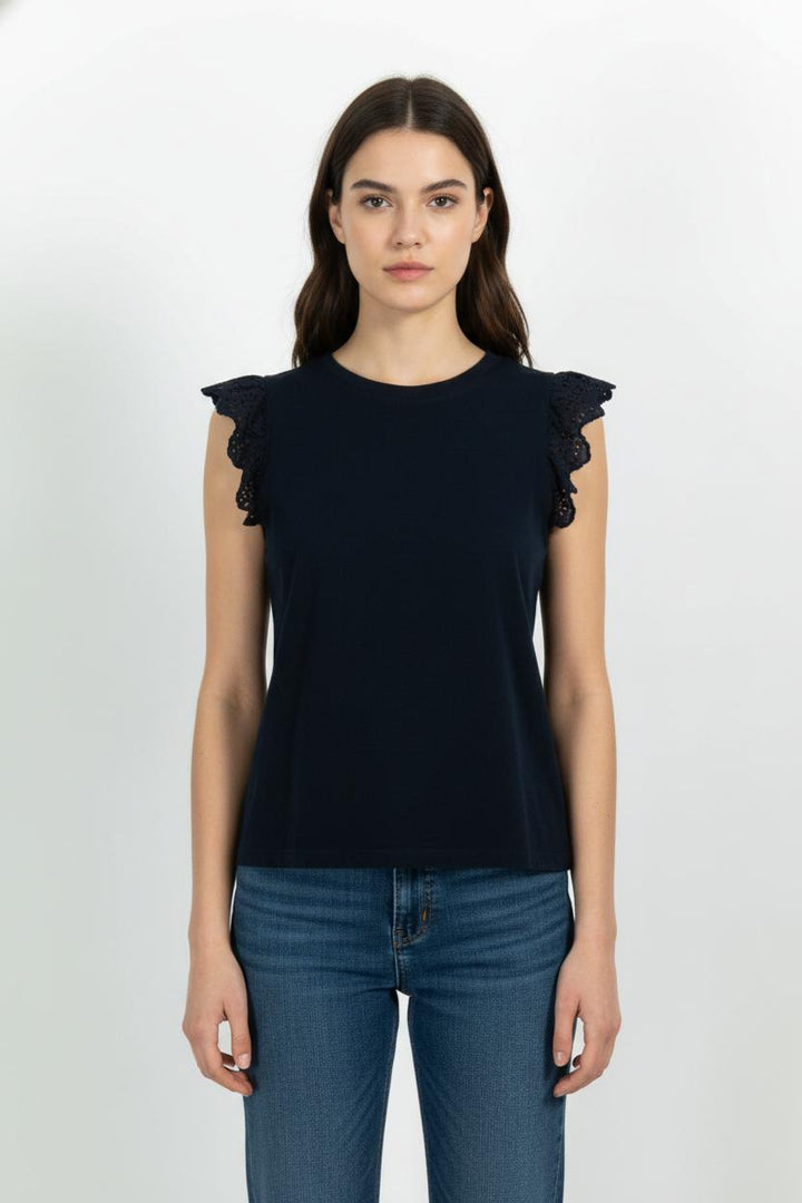 Débardeur Bleu - Taille M/38 de la marque IKKS | PARAD103198 - Vendu par Paradigme - Image 1