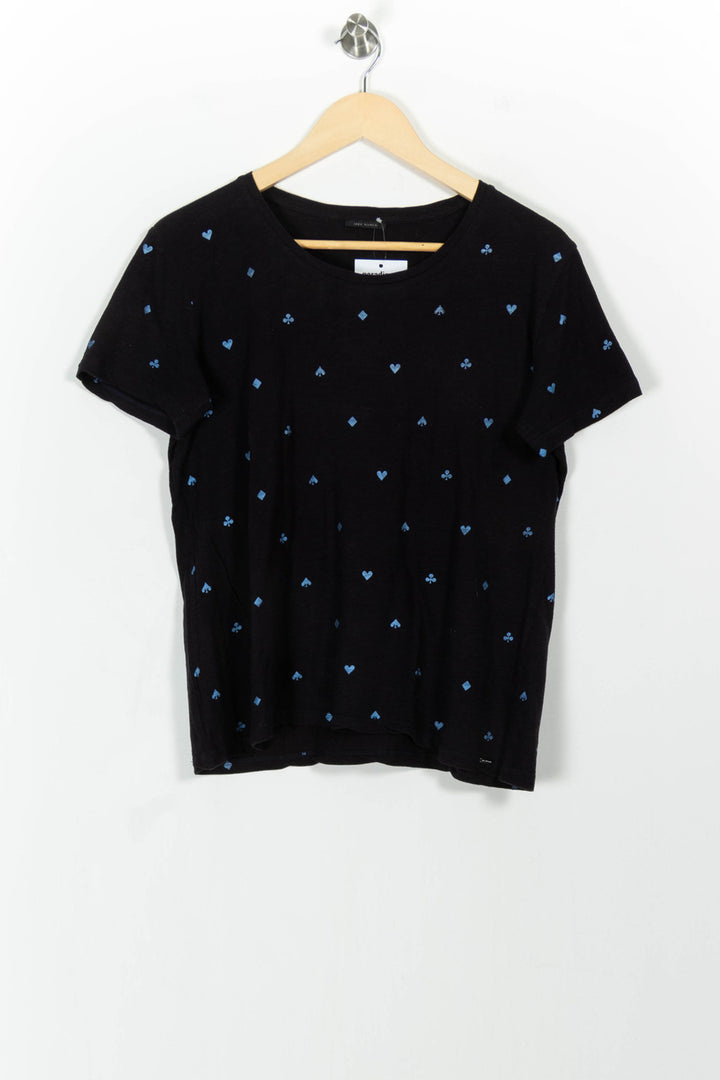 Tee-shirt Noir et Bleu - Taille M/38 de la marque IKKS | PARAD103200 - Vendu par Paradigme - Image 2