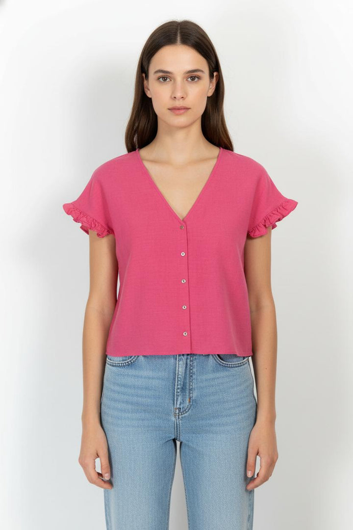 Blouse Rose - Taille M/38 de la marque Balzac Paris | PARAD103207 - Vendu par Paradigme - Image 1