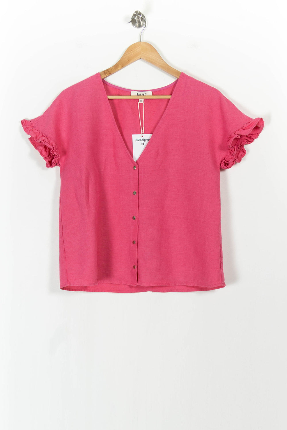 Blouse Rose - Taille M/38 de la marque Balzac Paris | PARAD103207 - Vendu par Paradigme - Image 2