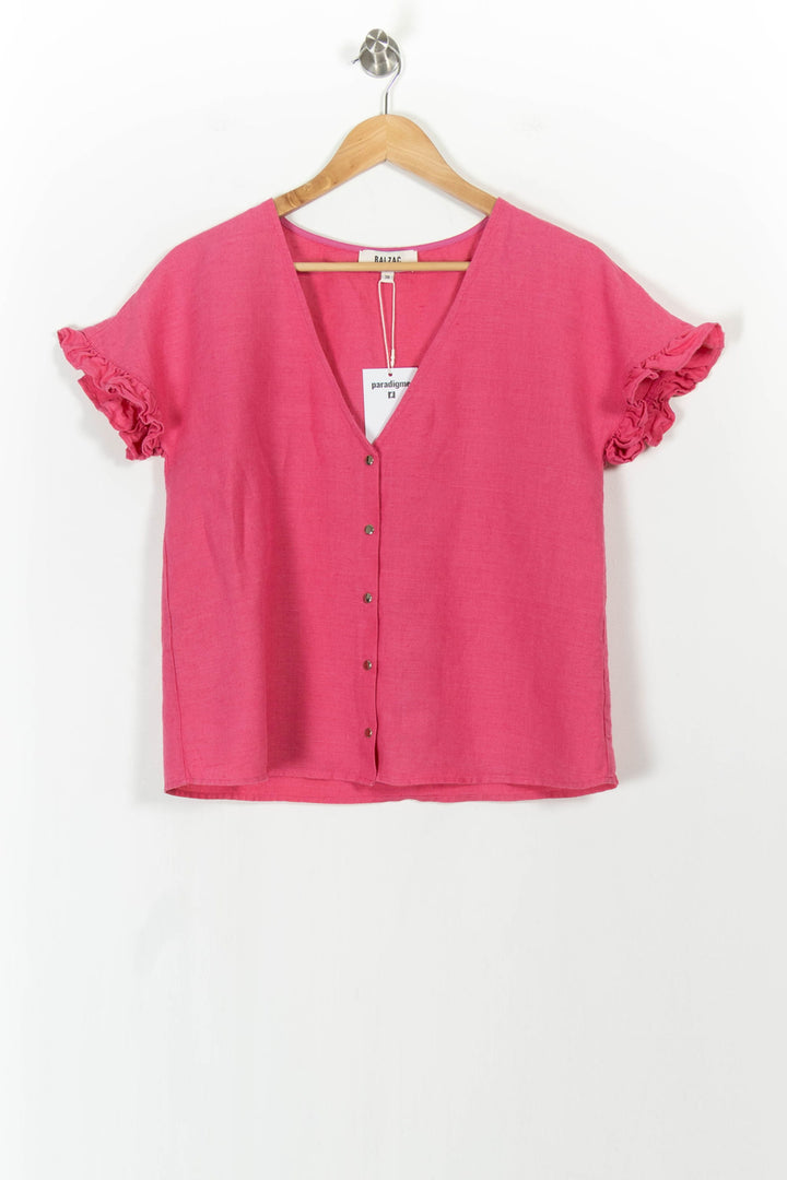 Blouse Rose - Taille M/38 de la marque Balzac Paris | PARAD103207 - Vendu par Paradigme - Image 2
