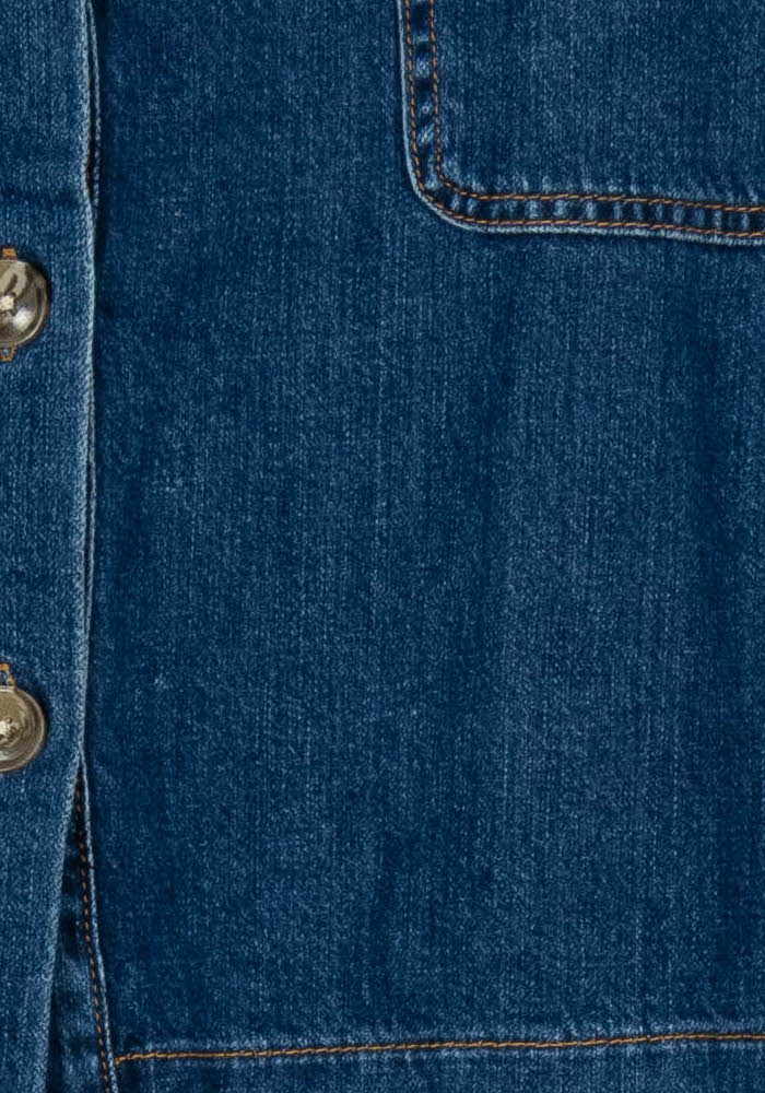Jupe en Jean Bleue - Taille XL/42 de la marque La Fée Maraboutée | PARAD103211 - Vendu par Paradigme - Image 3