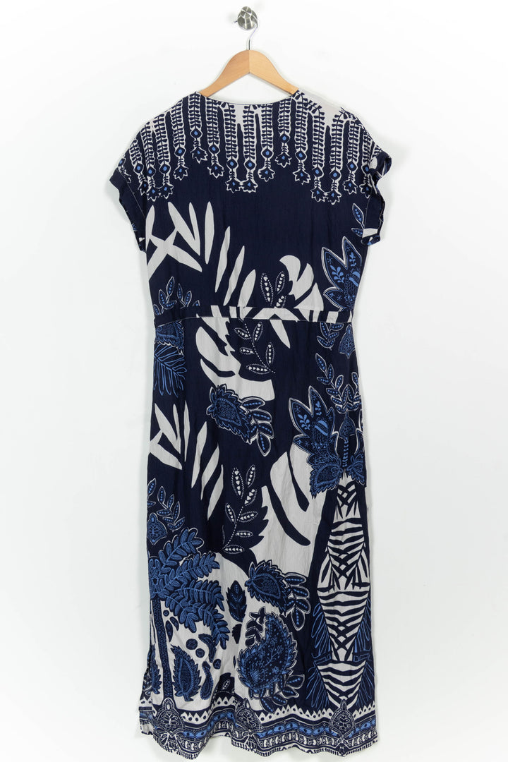 Robe Bleu et Blanc - Taille L/40 de la marque La Fée Maraboutée | PARAD103215 - Vendu par Paradigme - Image 4