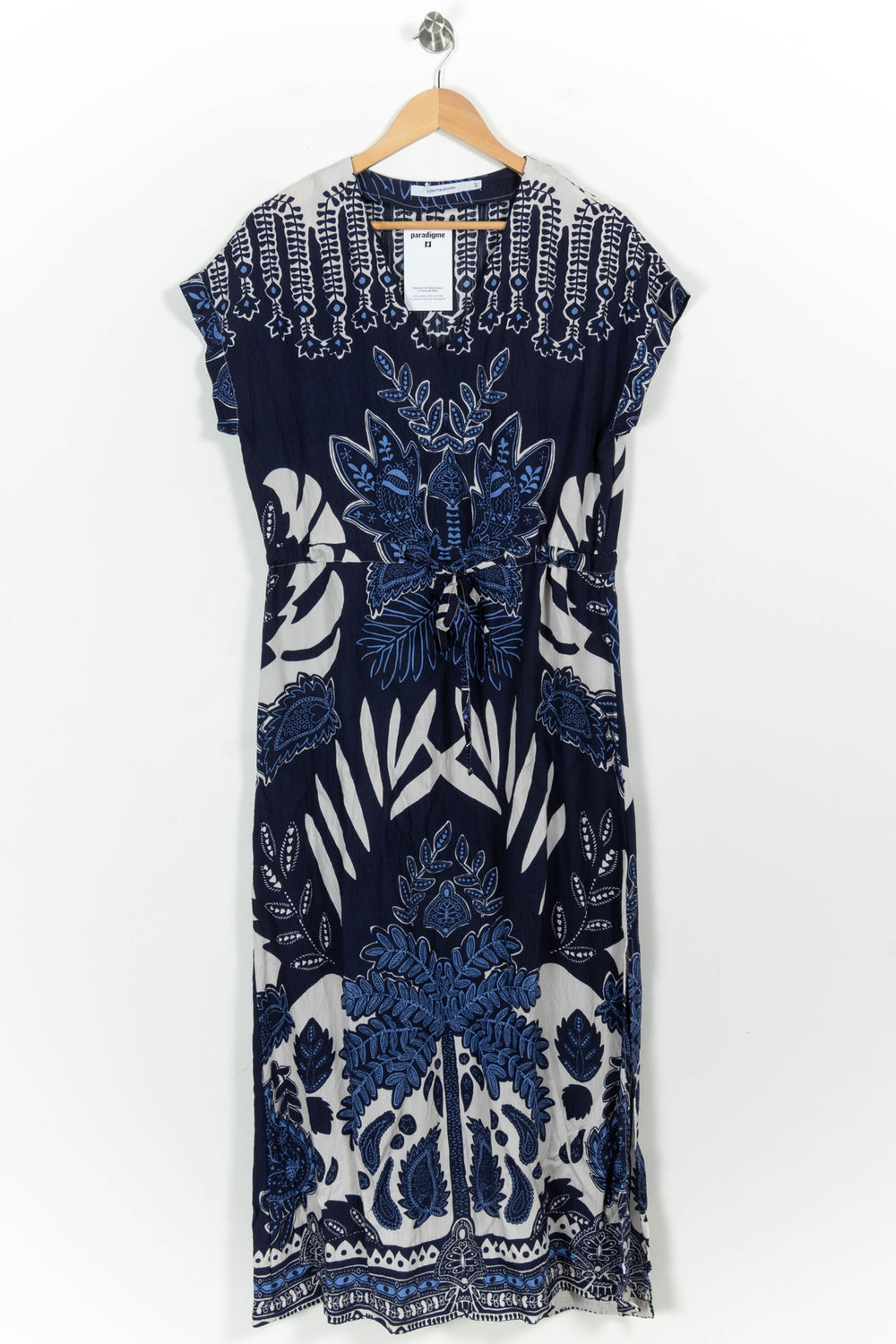 Robe Bleu et Blanc - Taille L/40 de la marque La Fée Maraboutée | PARAD103215 - Vendu par Paradigme - Image 2
