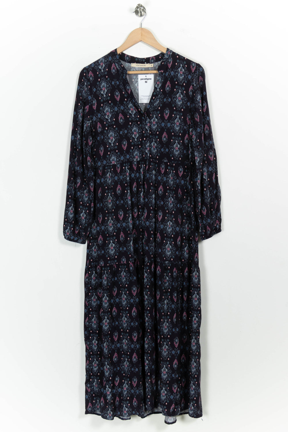 Robe Longue Multicolore - Taille M/38 de la marque La Fée Maraboutée | PARAD103216 - Vendu par Paradigme - Image 2