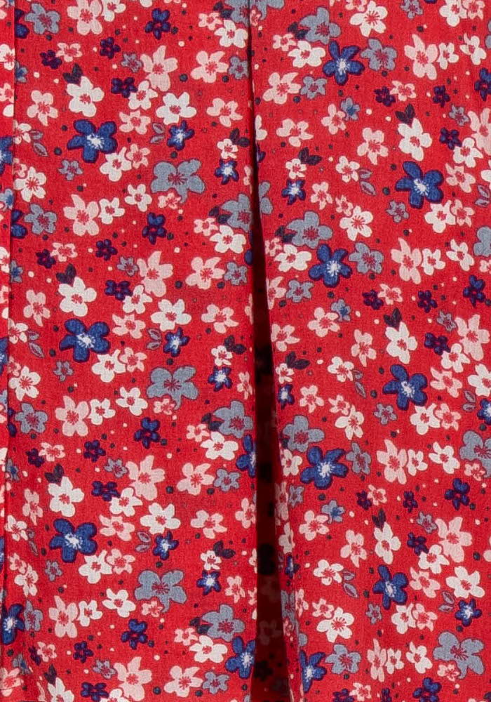 Jupe Fleurie Rouge et Bleue - Taille XS/34 de la marque Comptoir des Cotonniers | PARAD103218 - Vendu par Paradigme - Image 3