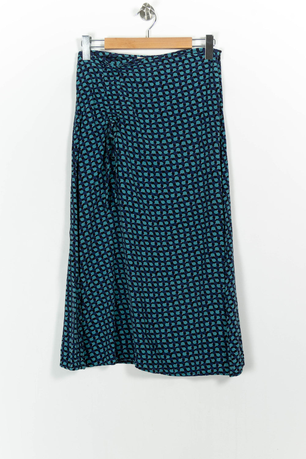 Jupe Longue Bleue et Verte - Taille L/40 de la marque La Fée Maraboutée | PARAD103221 - Vendu par Paradigme - Image 2
