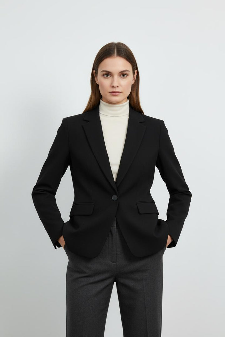 Blazer Noir - Taille S/36 de la marque Maje | PARAD103222 - Vendu par Paradigme - Image 1