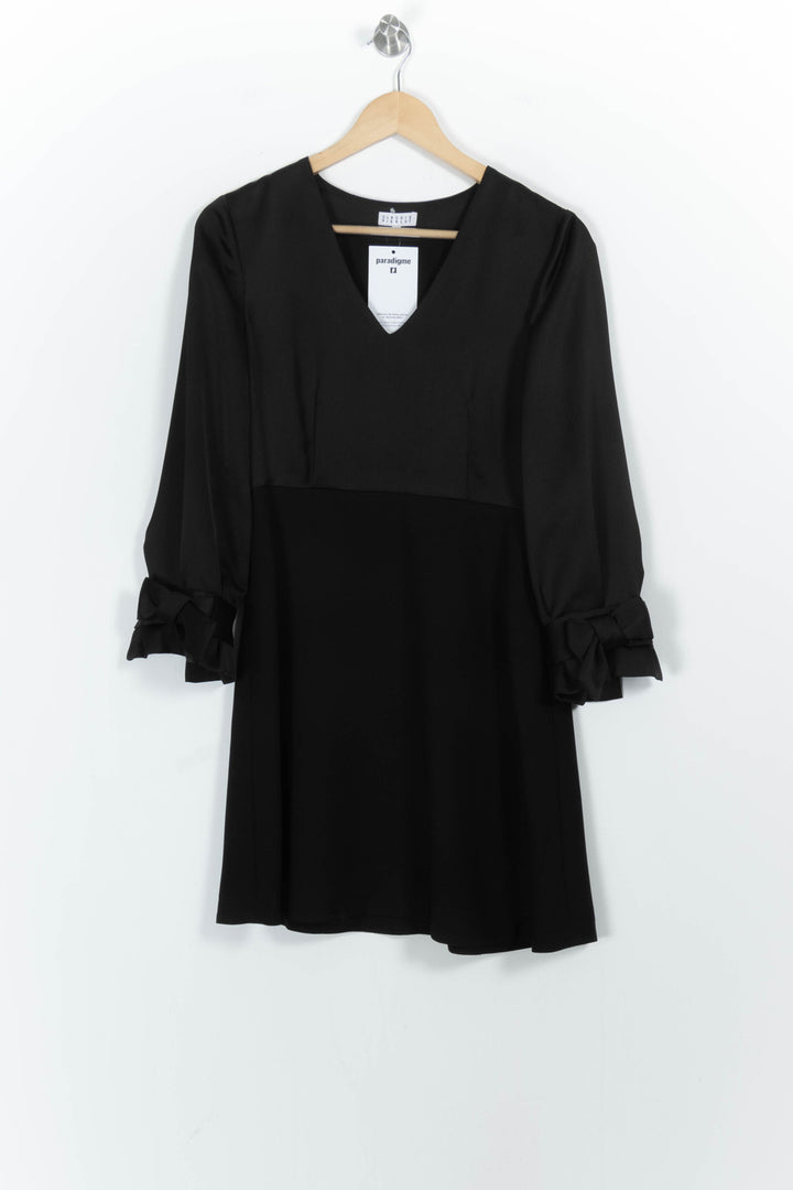 Robe Courte Noire - Taille S/36 de la marque Claudie Pierlot | PARAD103223 - Vendu par Paradigme - Image 2