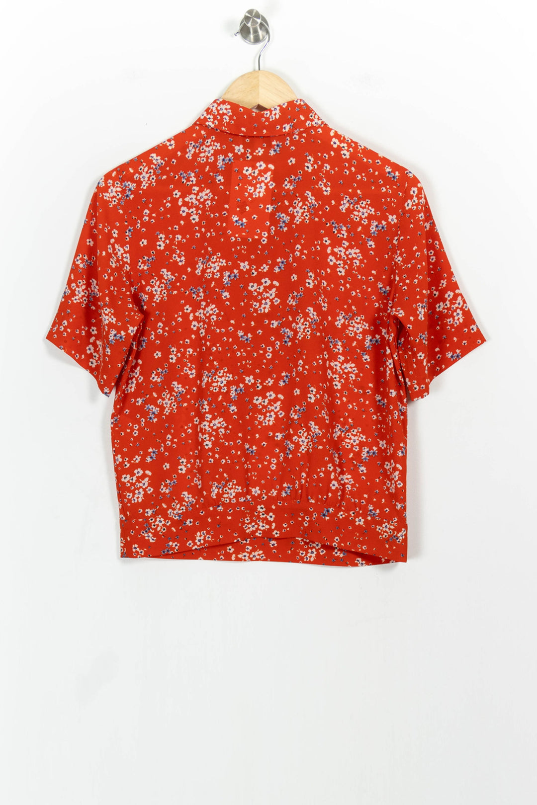 Chemisette Rouge et Blanc - Taille S/36 de la marque Agnès b. | PARAD103225 - Vendu par Paradigme - Image 4