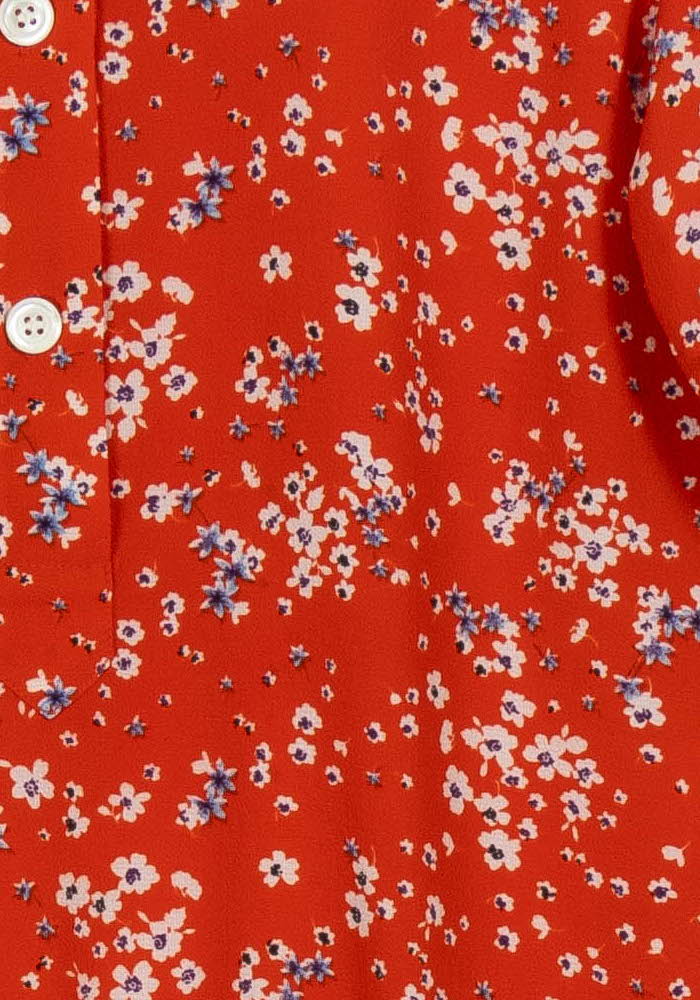 Chemisette Rouge et Blanc - Taille S/36 de la marque Agnès b. | PARAD103225 - Vendu par Paradigme - Image 3