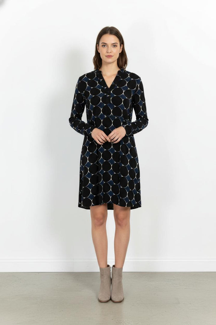 Robe Bleu et Noir - Taille L/40 de la marque La Fée Maraboutée | PARAD103226 - Vendu par Paradigme - Image 1
