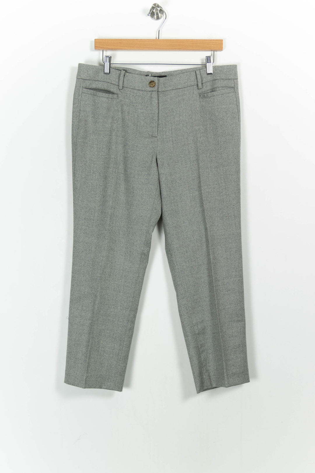 Pantalon De Costume Gris - Taille XXXL/46 de la marque Weekend Max Mara | PARAD103238 - Vendu par Paradigme - Image 2