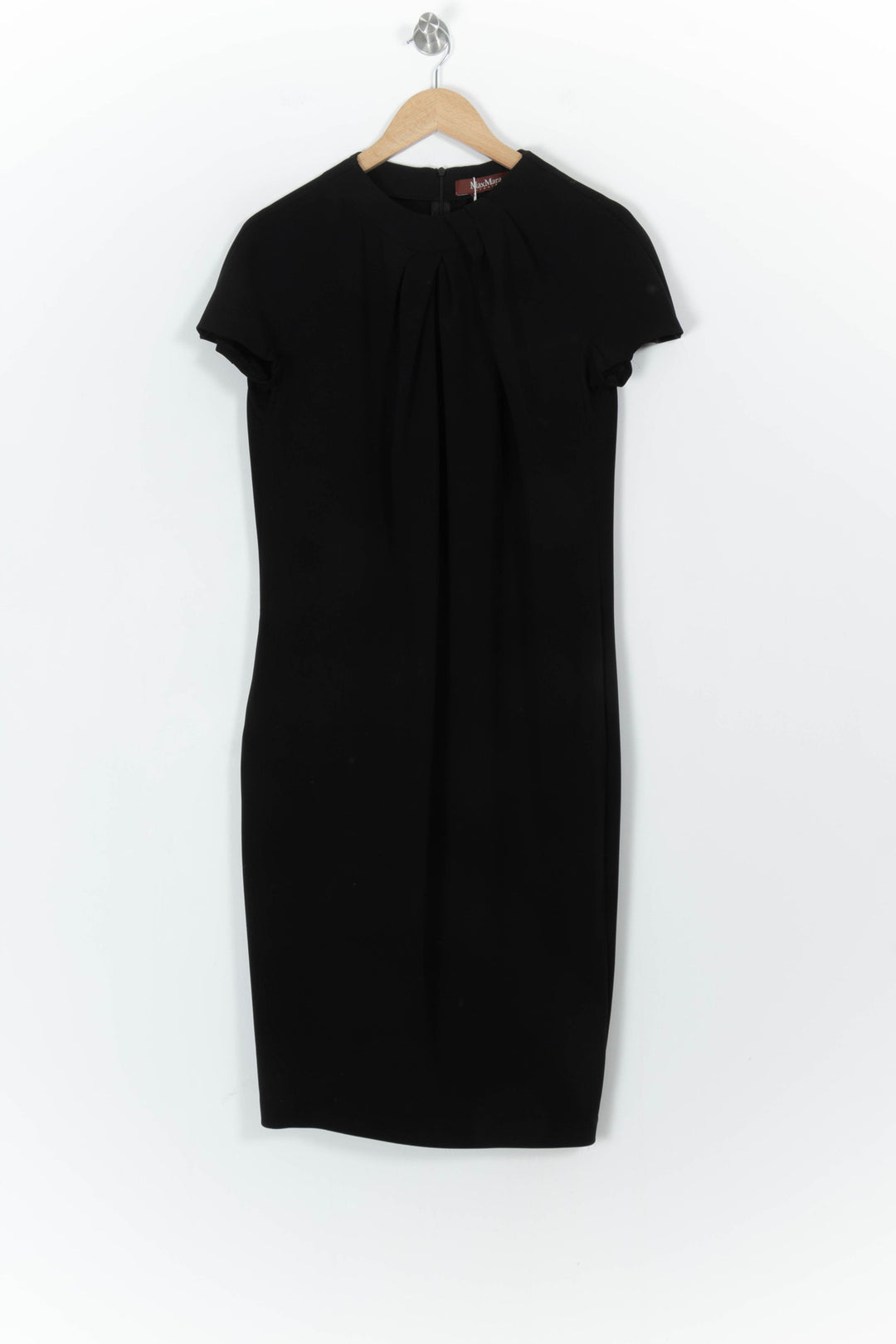 Robe Droite Noire - Taille XXXL/46 de la marque Max Mara | PARAD103242 - Vendu par Paradigme - Image 2