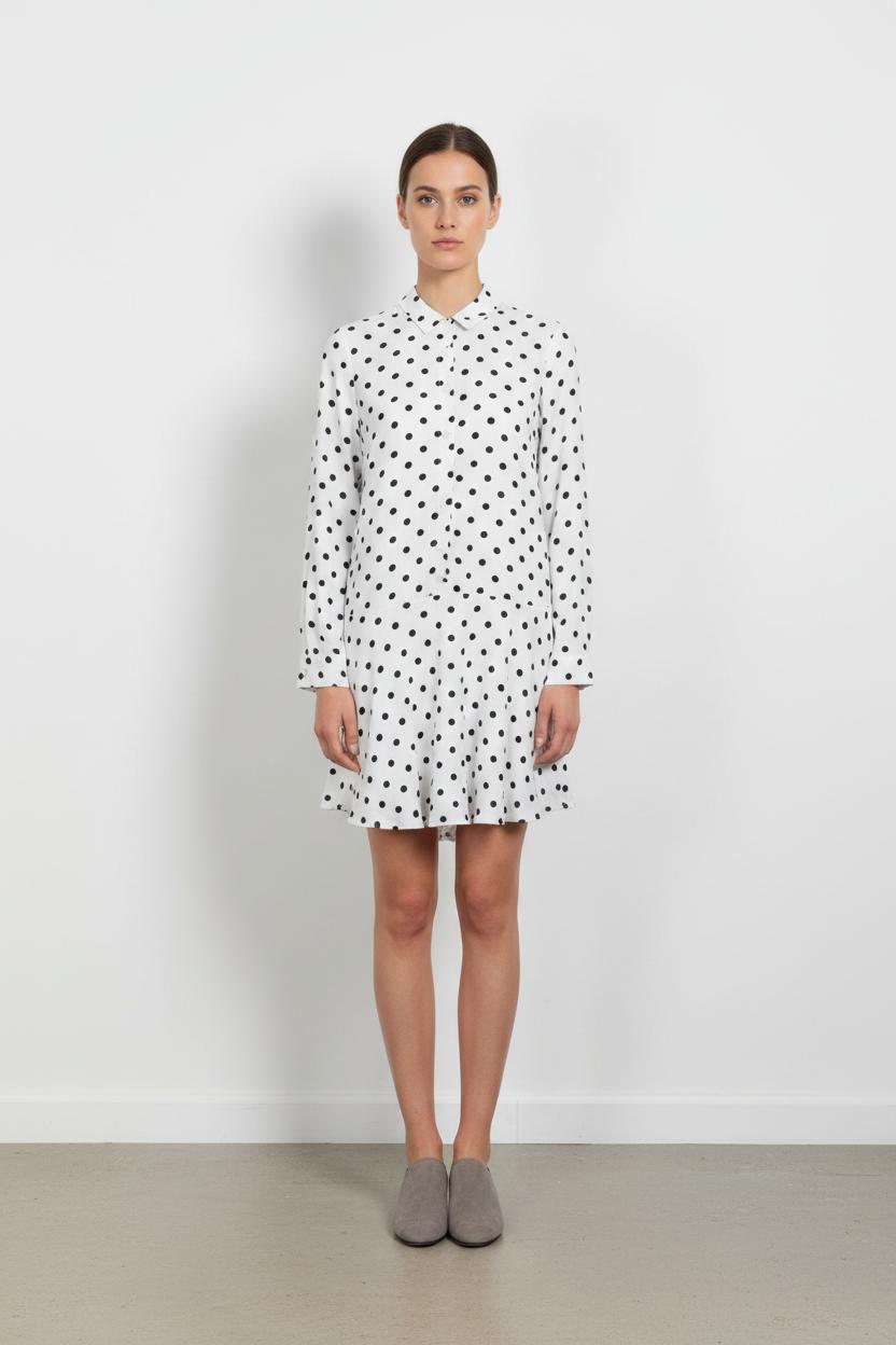 Robe Courte Blanche et Noire - Taille XS/34 de la marque Karl Marc John | PARAD103243 - Vendu par Paradigme - Image 1