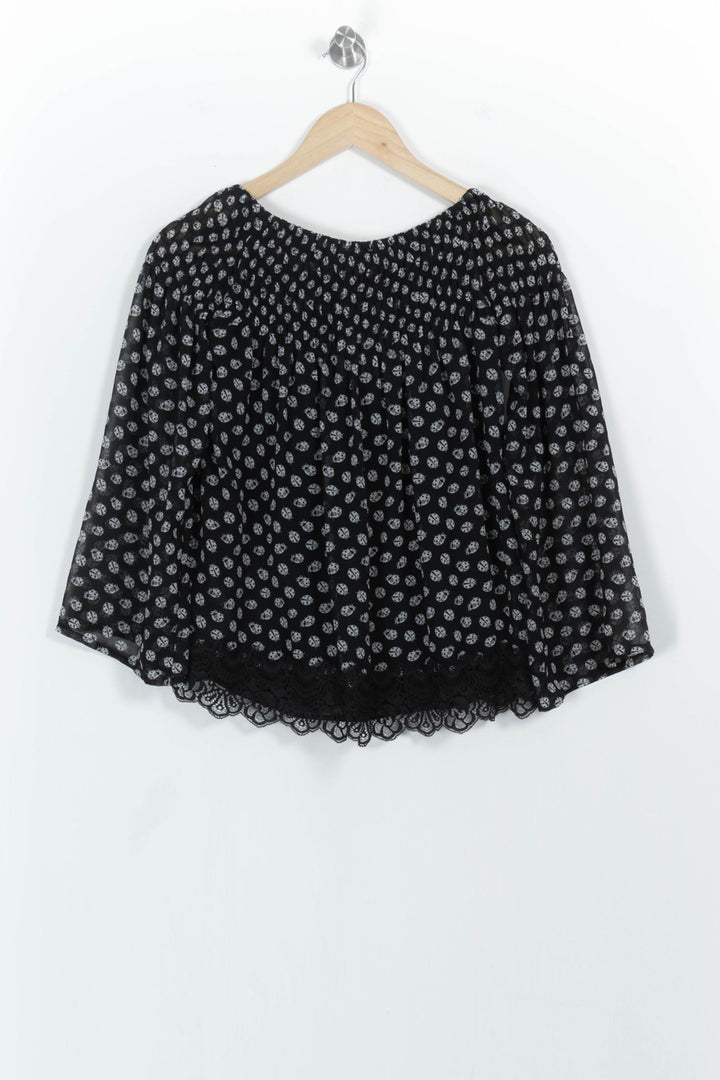 Blouse Noire et Blanche - Taille L/40 de la marque Liu Jo | PARAD103247 - Vendu par Paradigme - Image 4
