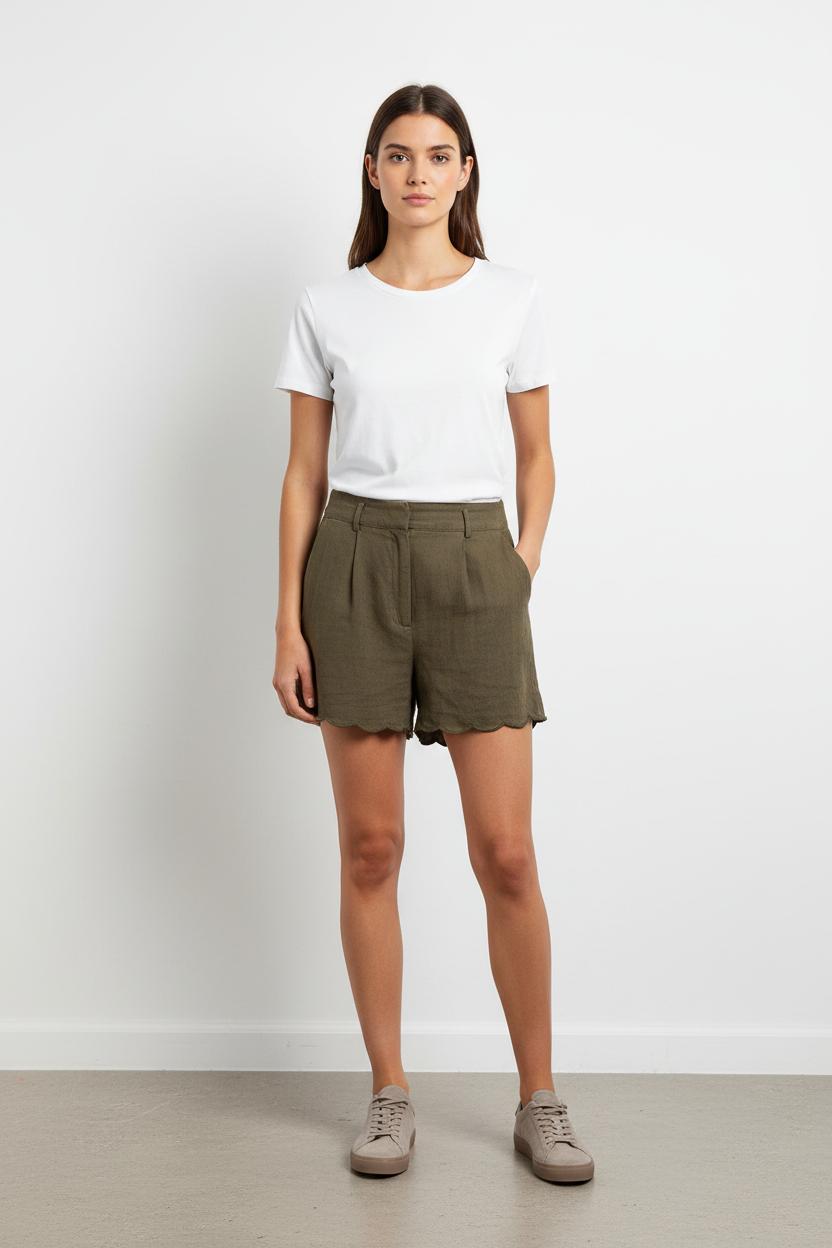 Short Marron - Taille S/36 de la marque IKKS | PARAD103249 - Vendu par Paradigme - Image 1
