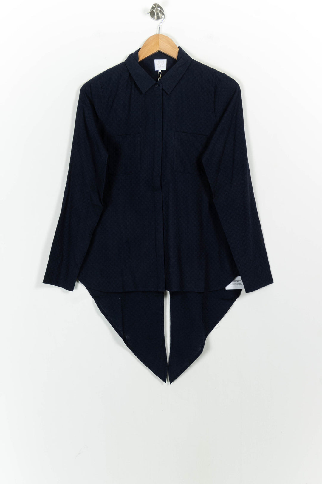 Chemise Asymétrique Bleue - Taille S/36 de la marque Karl Marc John | PARAD103251 - Vendu par Paradigme - Image 2