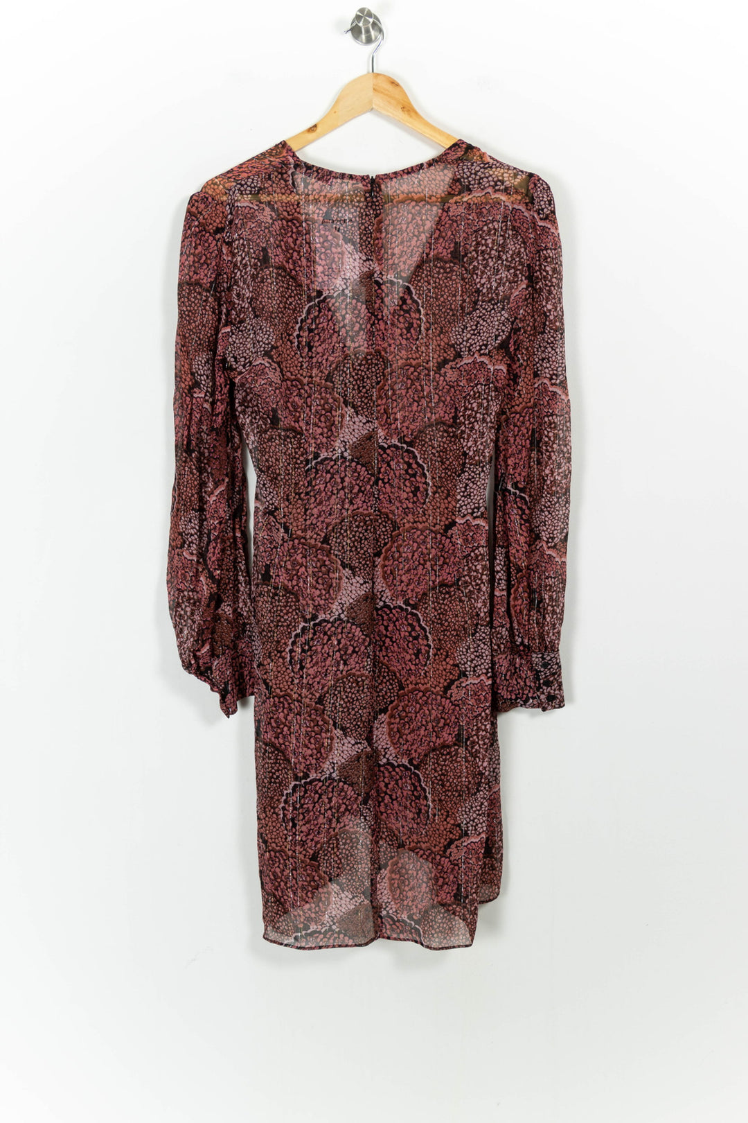 Robe Midi Rouge - Taille XL/42 de la marque ZAPA | PARAD103258 - Vendu par Paradigme - Image 4