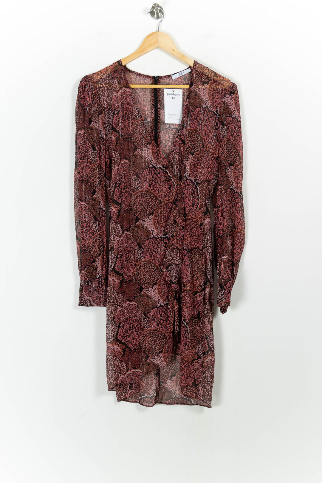 Robe Midi Rouge - Taille XL/42 de la marque ZAPA | PARAD103258 - Vendu par Paradigme - Image 2