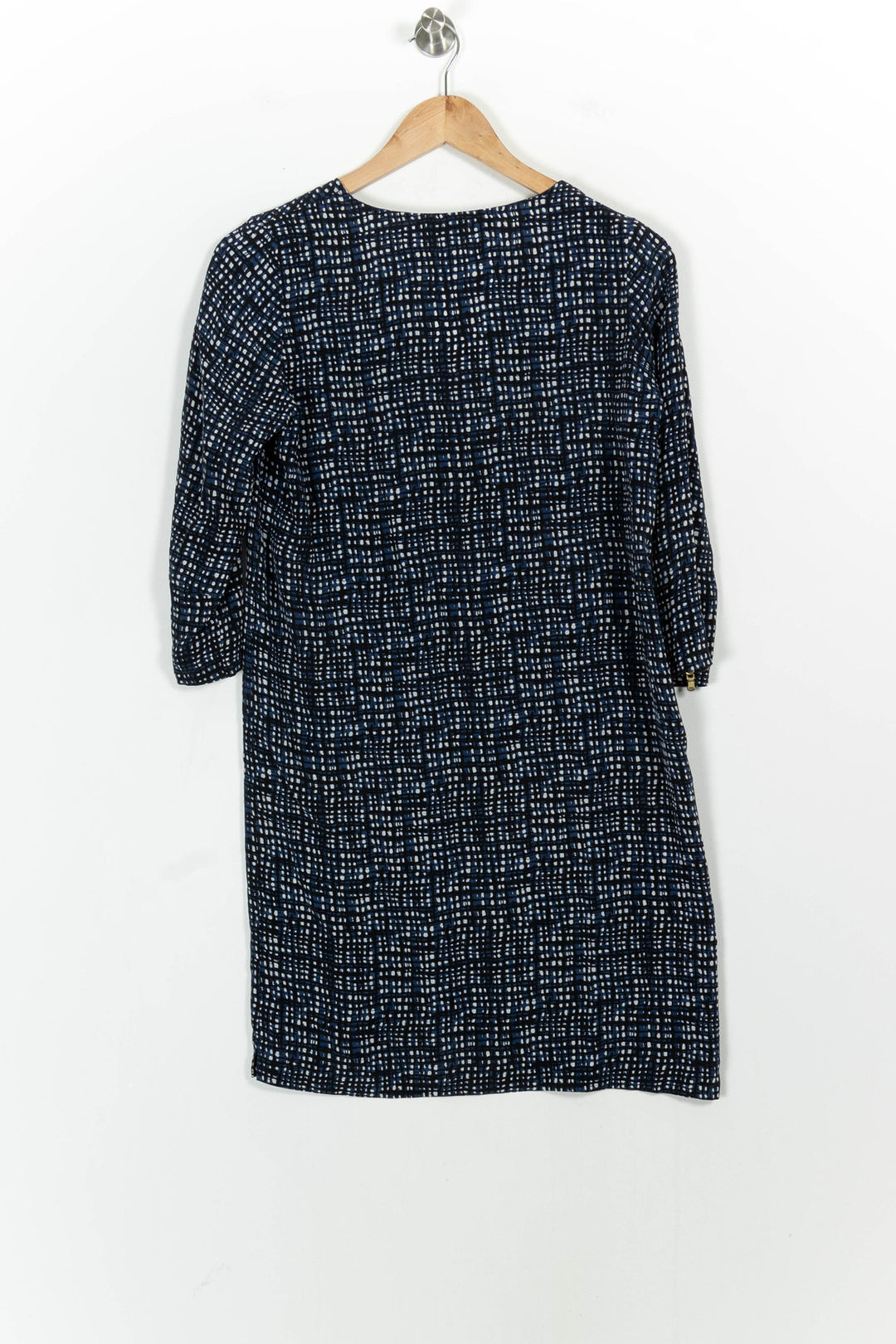 Robe Droite Bleu et Blanc - Taille M/38 de la marque Gerard Darel | PARAD103265 - Vendu par Paradigme - Image 4